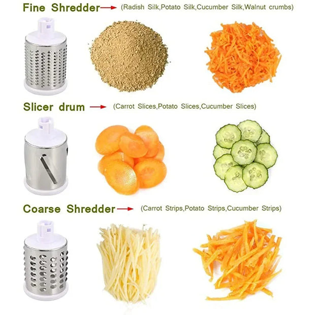Order-Oasis™ Multi-Function Roller Vegetable Slicer