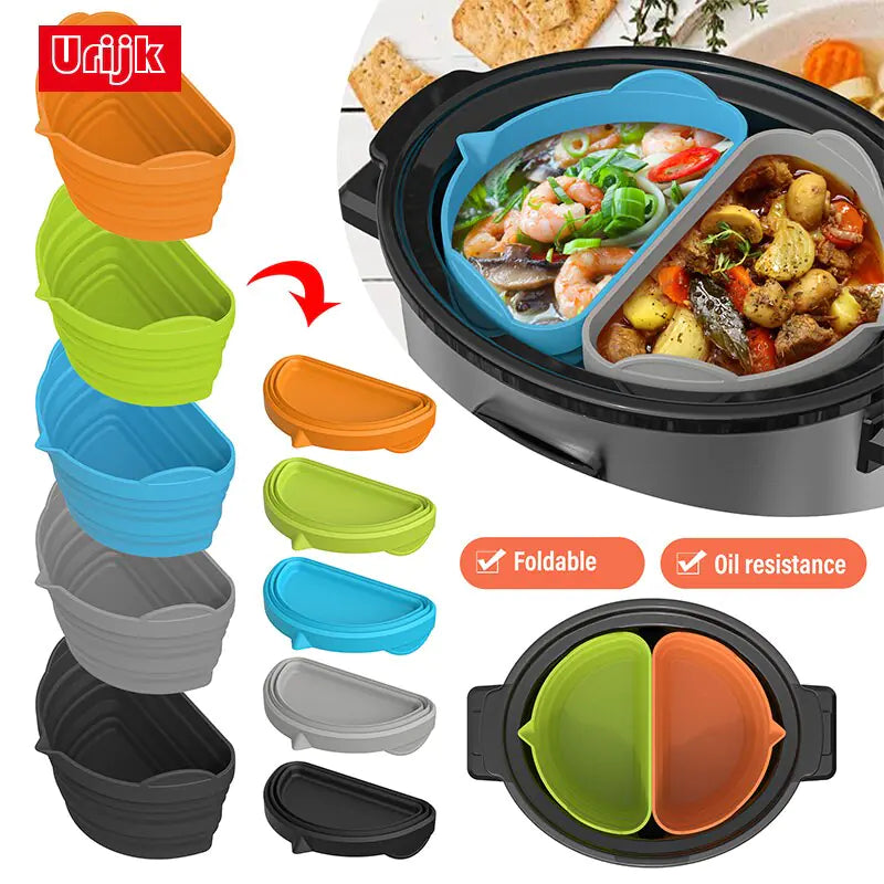 Order-Oasis™ Reusable Heat-Resistant Silicone Slow Cooker Liners