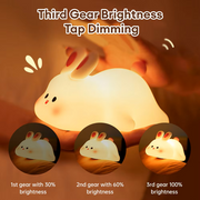 Bunny Squishy Lamp – Soft LED Night Light | Order-Oasis