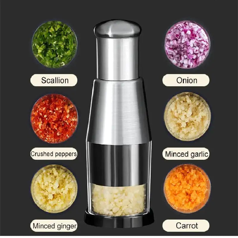 Order-Oasis™ Hand Press Garlic Chopper