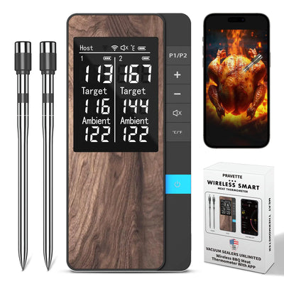 Order-Oasis ™ Wireless Bluetooth Meat Thermometer Set