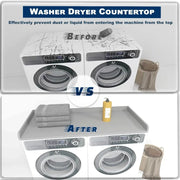 Order-Oasis ™ Wood Laundry Shelf for Washer/Dryer – Edge Rails & Non-Slip Pads