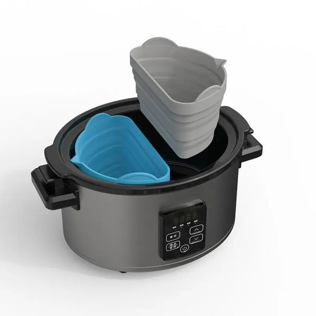 Order-Oasis™ Reusable Heat-Resistant Silicone Slow Cooker Liners (2-Pack)