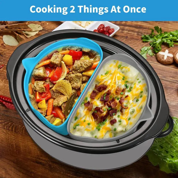 Order-Oasis™ Reusable Heat-Resistant Silicone Slow Cooker Liners (2-Pack)