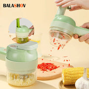 Order-Oasis ™ 4-in-1 Mini Electric Veggie Cutter
