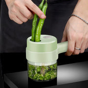 Order-Oasis ™ 4-in-1 Mini Electric Veggie Cutter