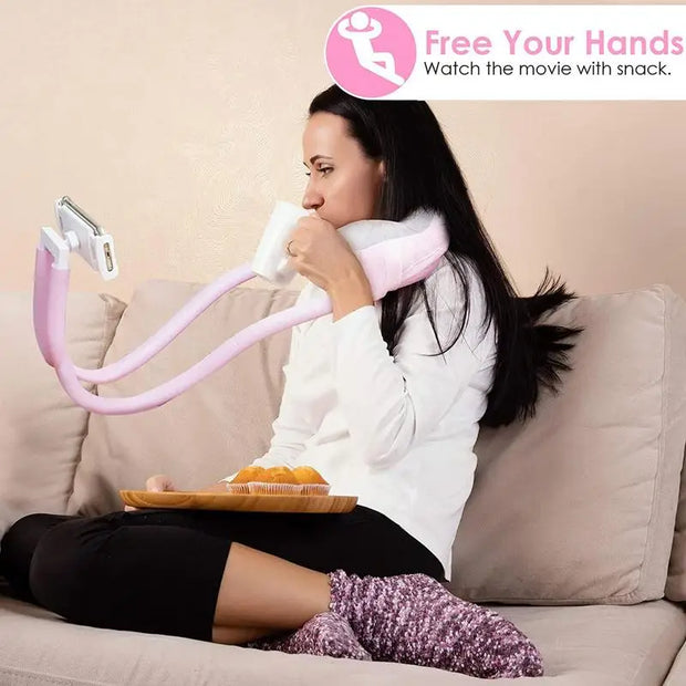 Phone Holder Neck Pillow - Adjustable Flexible | Order-Oasis