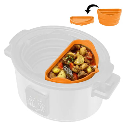 Order-Oasis™ Reusable Heat-Resistant Silicone Slow Cooker Liners