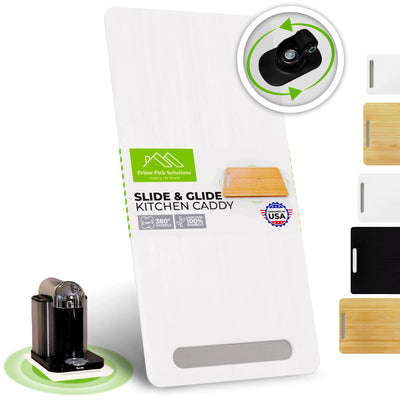 Order-Oasis ™ Bamboo Appliance Slider Rolling Tray